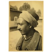 Foto di prigioniero di guerra. Soldato marocchino nell'esercito francese